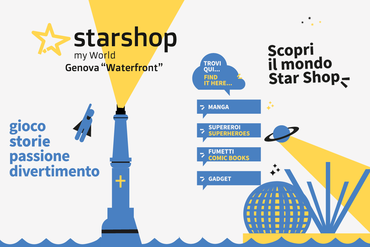Nuova apertura Star Shop My World al Waterfront Mall di Genova